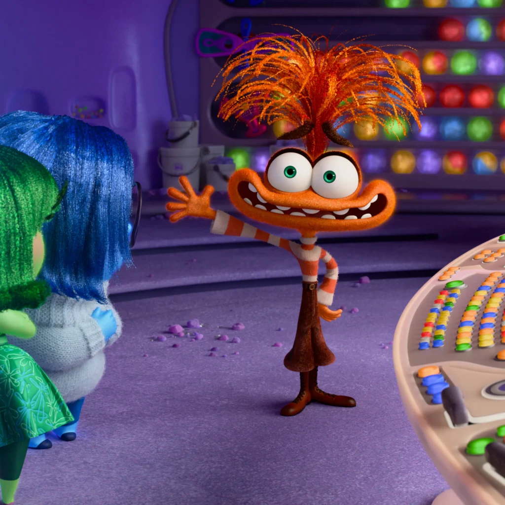 Che Ansia? Come affrontare l'ansia. Nell'immagine c'è ANSIA tratta da inside out 2